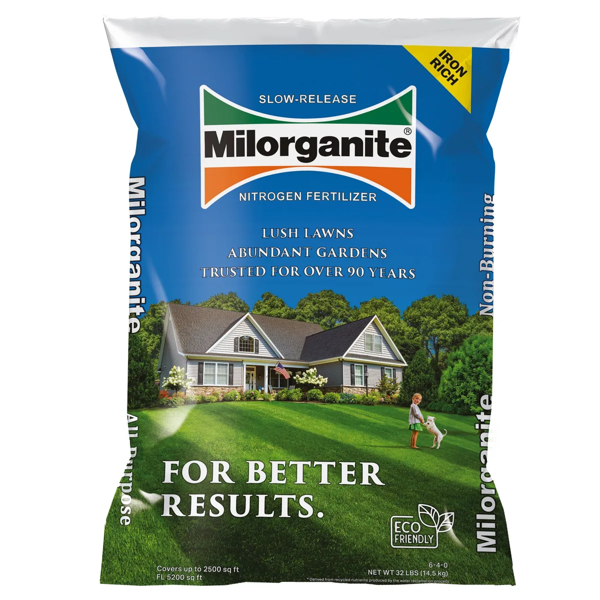 Milorganite 32 lbs 6-4-0 2500sf - Image 2