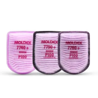 Moldex 7000/9000 P100 Particulate Cartridge, Gray (1 Pair)