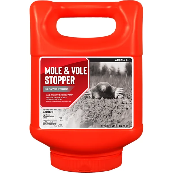 Mole & Vole Stopper 5lb Canister Repellent Shaker Granules - Image 2