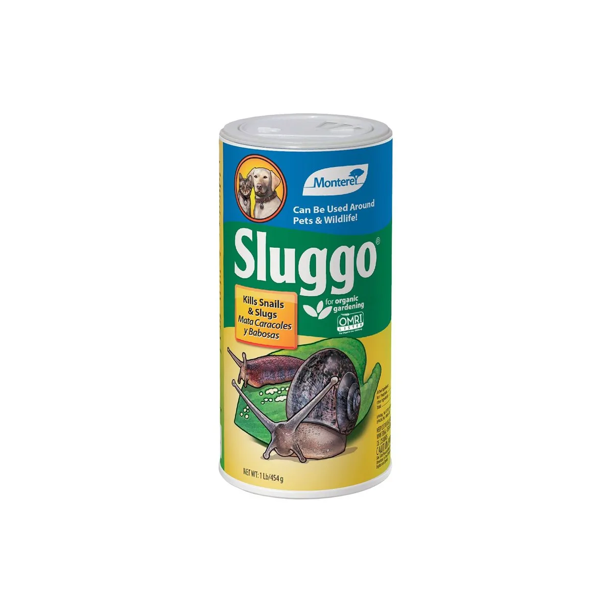Monterey 1 lb Sluggo Max 3% Iron Phosphate Can - Image 2