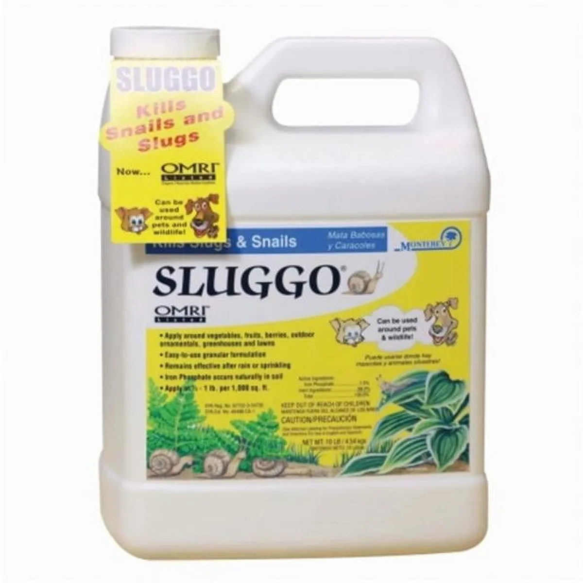 Monterey 10 lbs Sluggo Snail & Slug Bait OMRI - Image 2