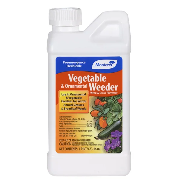 Monterey 16 oz Vegetable & Ornamental Weeder Treflan — Case of 6