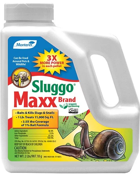Monterey 2 lbs Sluggo Max 3% Iron Phosphate Jug