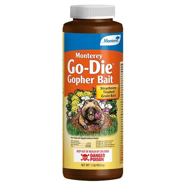 Monterey Go-Die Gopher Strychnine Gopher Bait