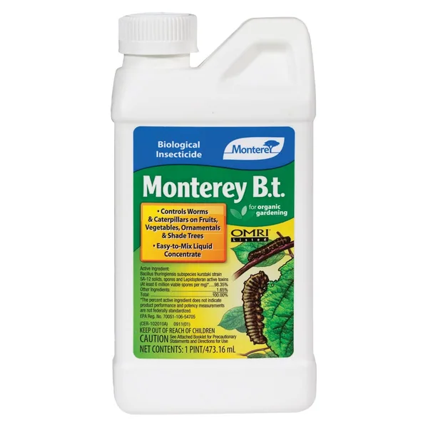 Monterey Pt B.t. Bacillus thuringiensis Biological Insecticide BT