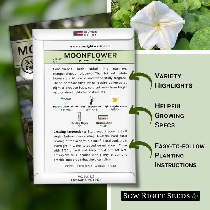 Moon Flower ( White ) 2.2 Grams - Image 2