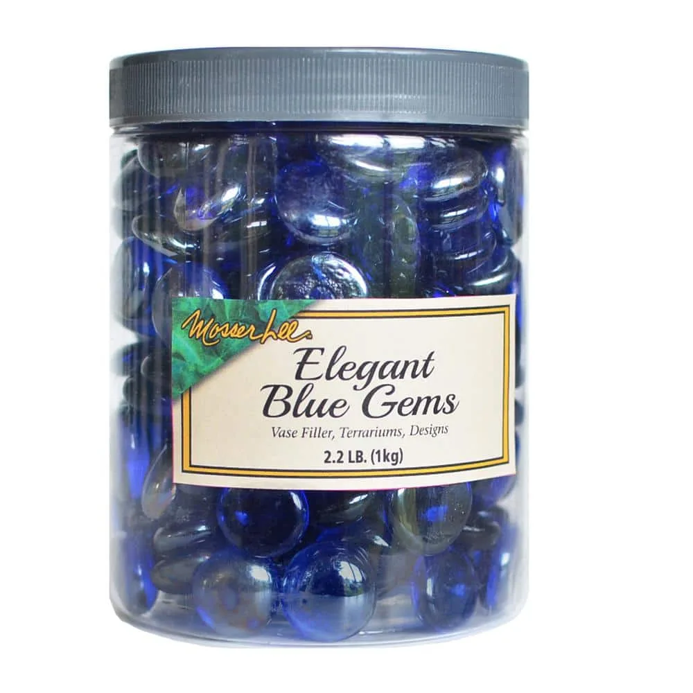 Mosser 2.2 lbs Elegant Blue Gems Jar - Image 2