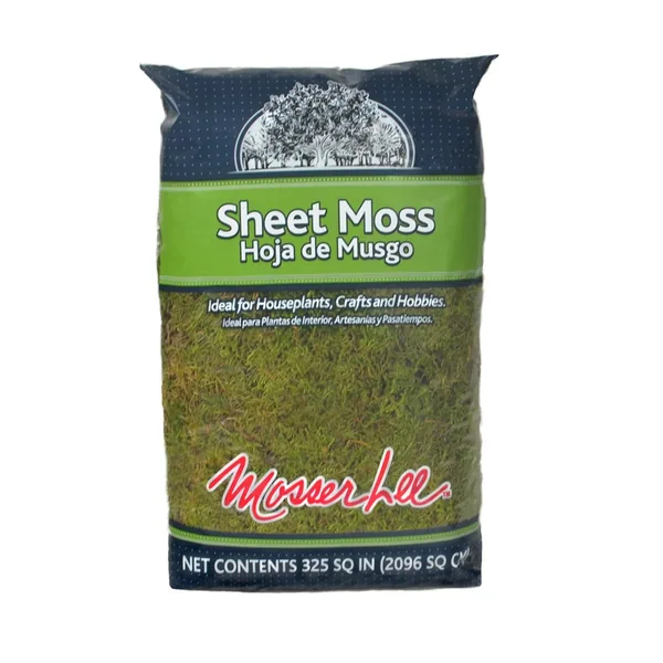 Mosser 325 Sqin Green Sheet Moss