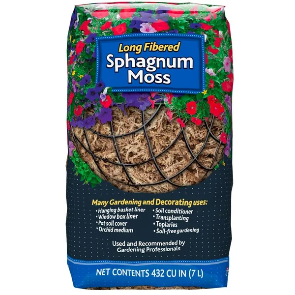 Mosser 432cuin Long Fibered Sphagnum Moss
