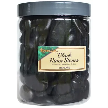 Mosser 5 lbs Black River Stones Jar