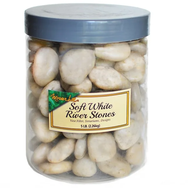 Mosser Soft White River Stones