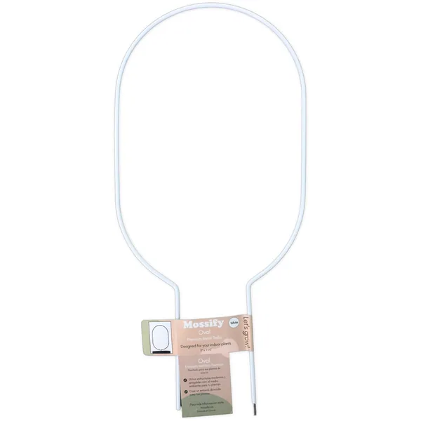 Mossify Trellis Oval White