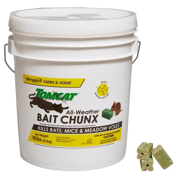 Motomco Tomcat Chunx 18Lb Pail