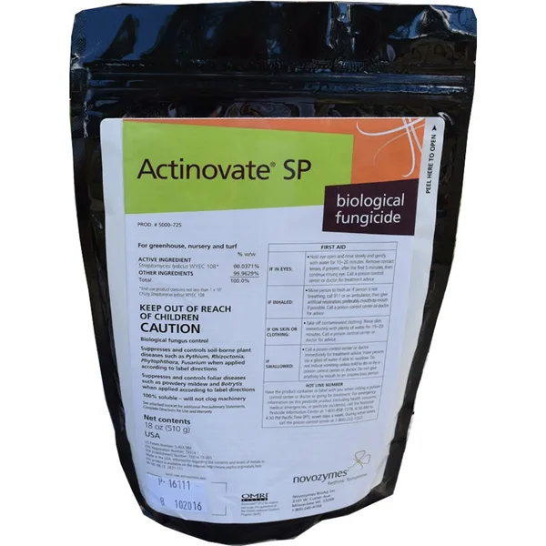 Mycorrhizal Applications Actinovate SP 18oz OMRI ( streptomyces lydicus strain ) Biological fungicide — Case of 12