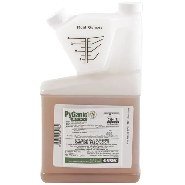Mycorrhizal Applications Pyganic Specialty 5.0EC 1Qt OMRI ( Pyrethrins ) — Case of 6