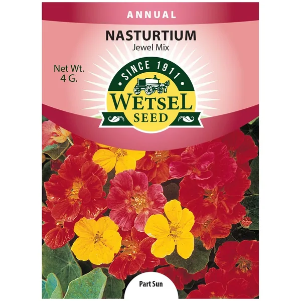 Nasturtium, Jewel Mix 4 Grams