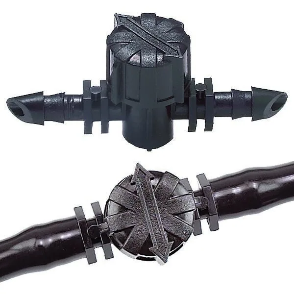 National Diversified Rain Drip 1/4" Barbed Inline Valve