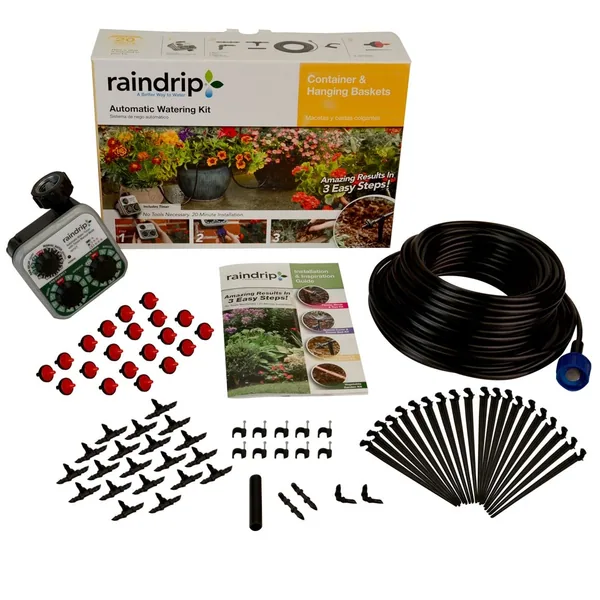 National Diversified Rain Drip Auto Container And Hanging Basket Kit