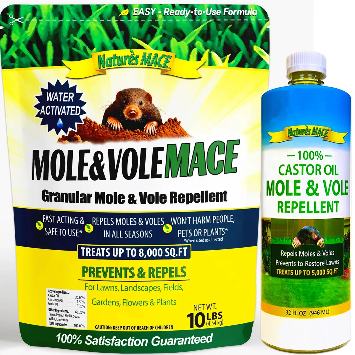 Nature's Mace 10 lbs Mole Repellent Granules - Image 2