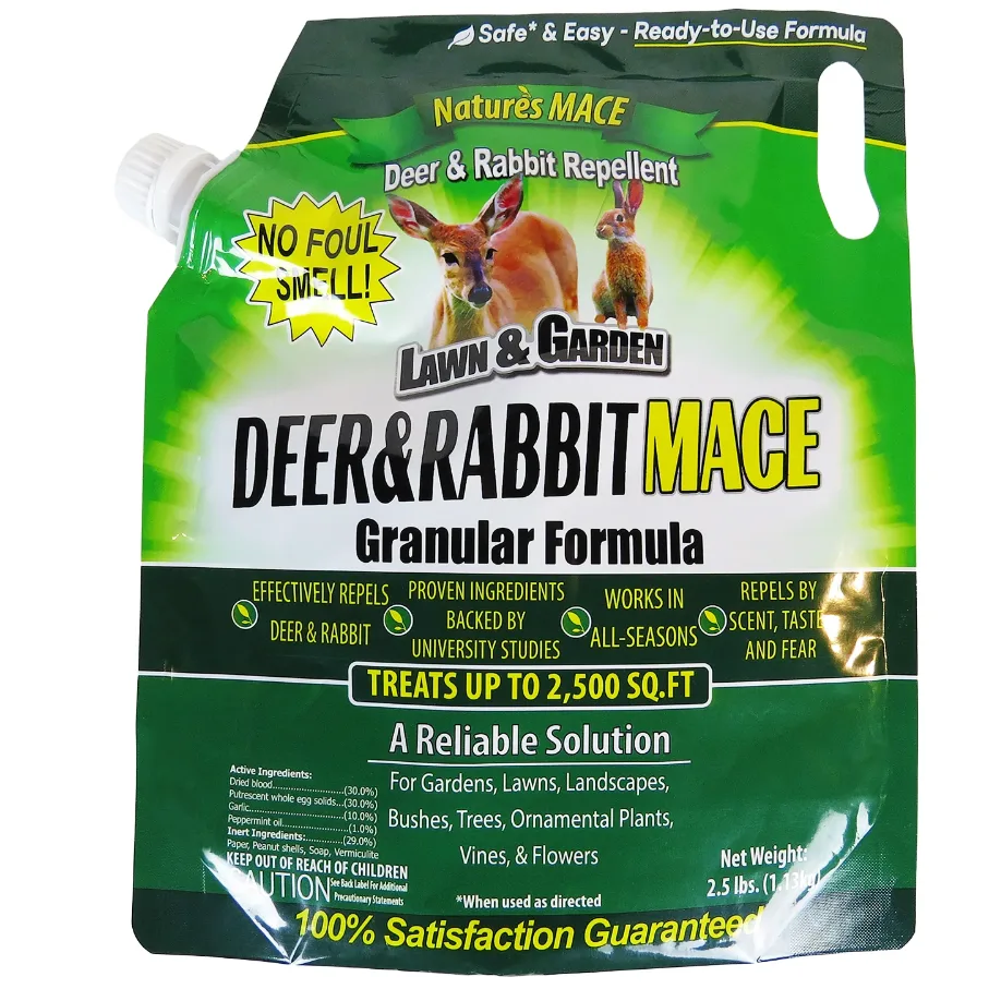 Nature's Mace 2.5 lbs Deer & Rabbit Repellent Granules - Image 2