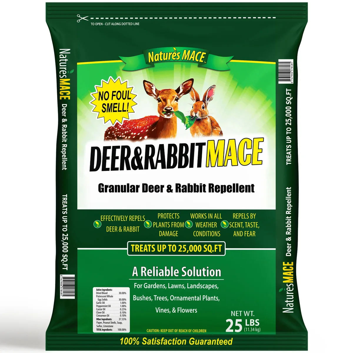 Nature's Mace 6 lbs Deer & Rabbit Repellent Granules - Image 2