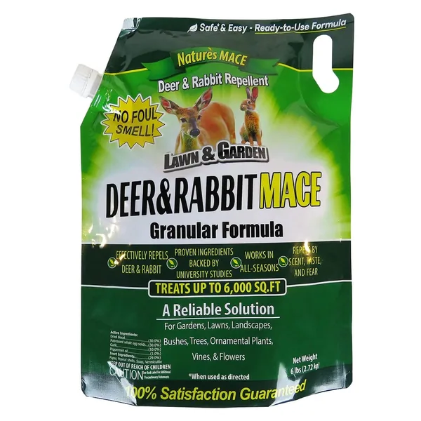Nature's Mace 6 lbs Deer & Rabbit Repellent Granules