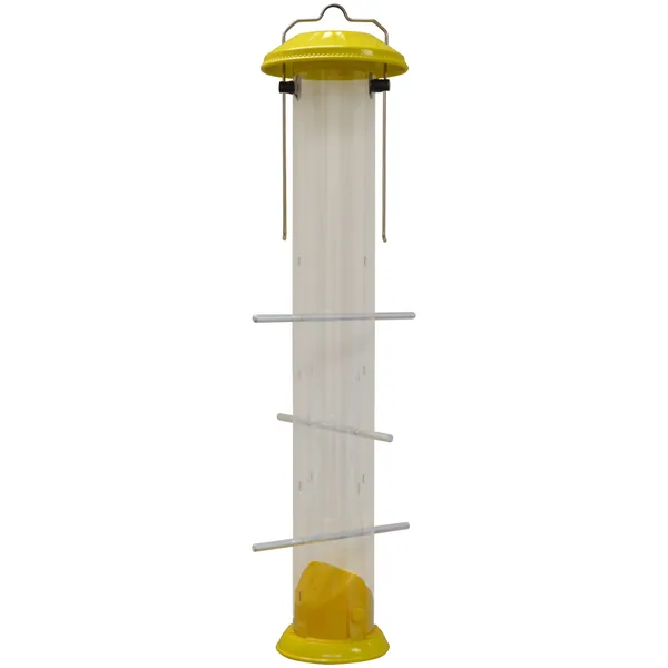 Natures Way 1.6qt Bottoms Up Metal Finch Thistle Feeder