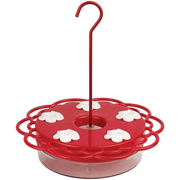 Natures Way 13oz 2-N-1 Plastic Dish Hummingbird Feeder