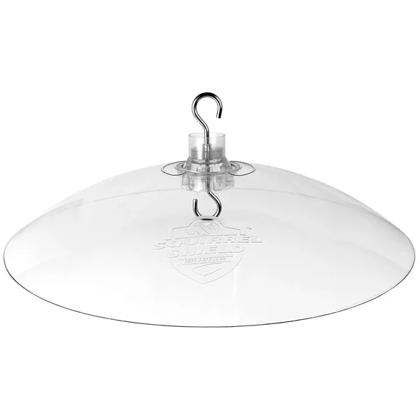 Natures Way 16in Squirrel Shield Plastic Dual Mount Baffle Clear