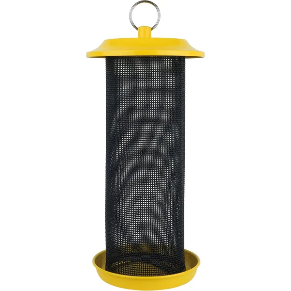 Natures Way 2.125qt Metal Mesh Thistle Bird Feeder Sunglow