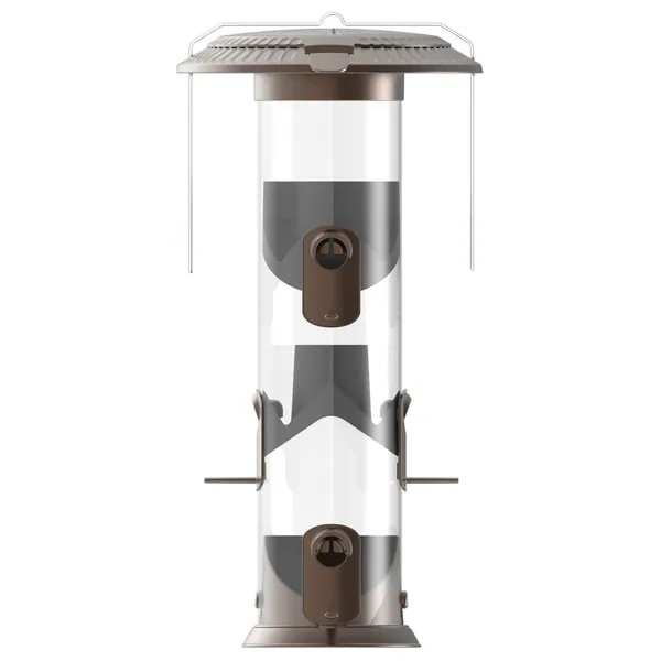 Natures Way 2.8qt Deluxe Wide Funnel Flip Top Metal Feeder