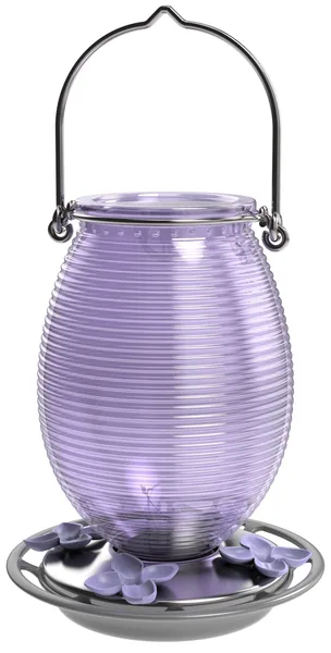Natures Way 29oz Antique Glass Hummingbird Feeder Lilac Dreams