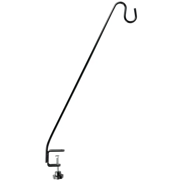 Natures Way 33in Metal Adjustable Clamp-On Deck Hook Black