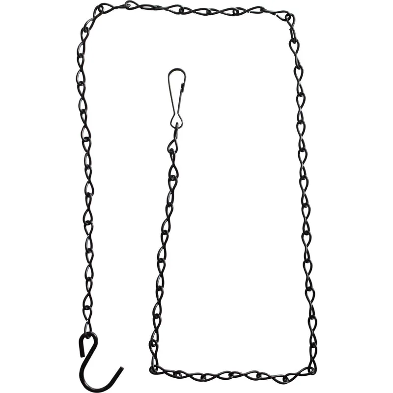 Natures Way 36in Metal Bird Feeder Hanging Chain Black - Image 2