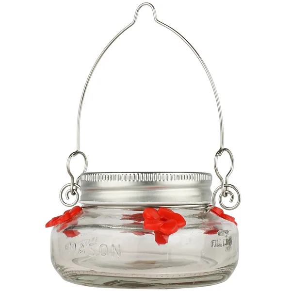 Natures Way 6oz Mason Jar Hummingbird Feeder