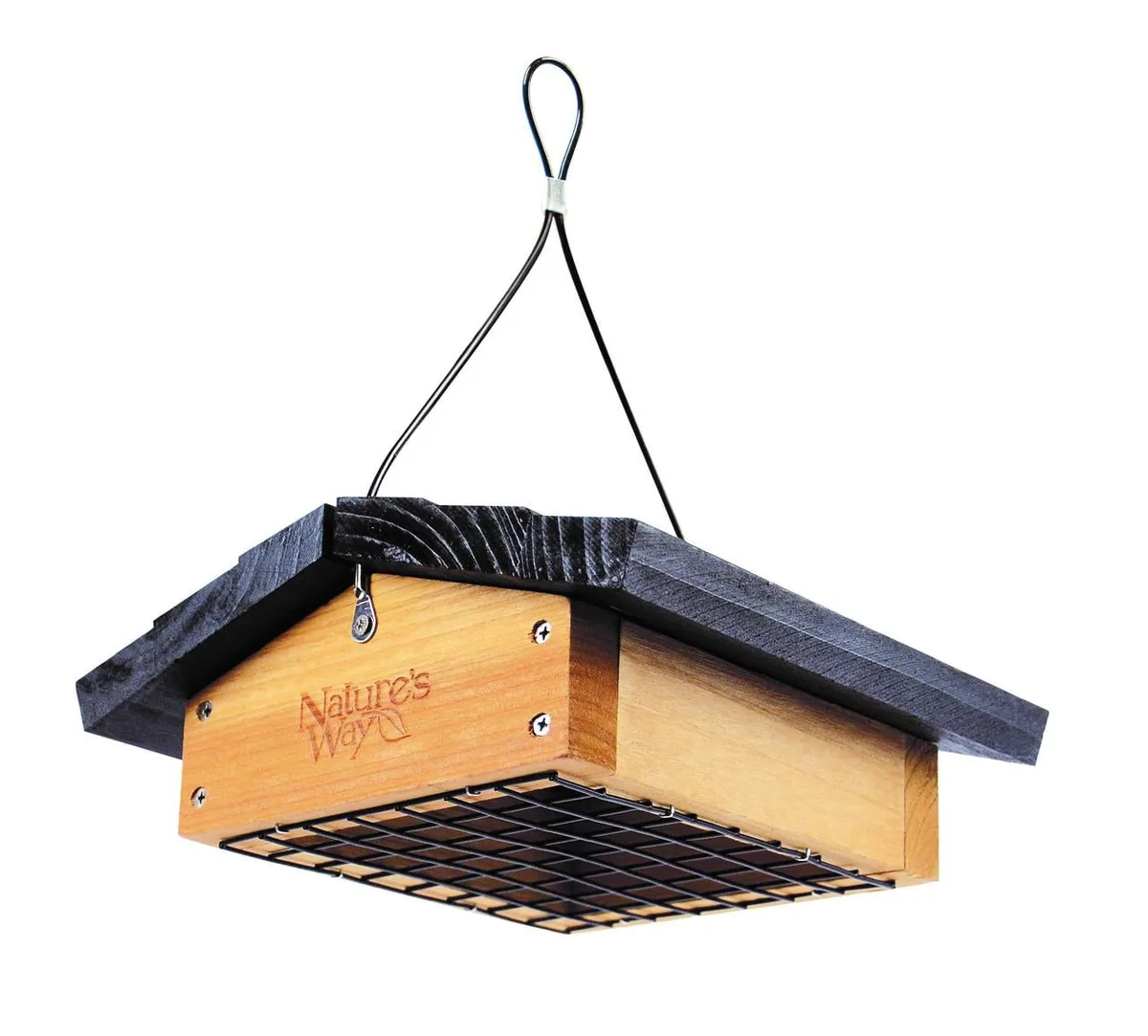 Natures Way Cedar Suet Upside Down Bird Feeder - Image 2