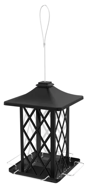 Natures Way Metal Gazebo Bird Feeder Contemporary Lantern 1.56qt