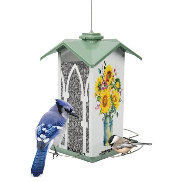 Natures Way Metal Gazebo Bird Feeder Country Cottage 1.56qt - Image 2