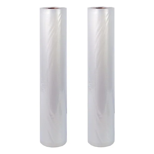 NatureVac Vacuum Seal Bags All Clear 11in x 19.5ft (2 Rolls/Box)