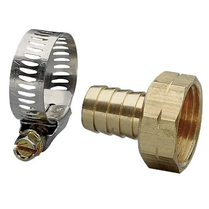 Nelson 3/4" Female Brass Worm Gear Hose Repair
