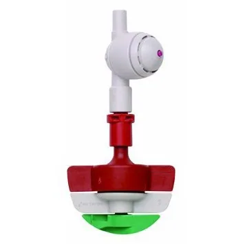 Netafim 18.4gpm SpinNetafim Sprinkler Head Assembly w/ CNL Red Mist Red Body Green Spinner