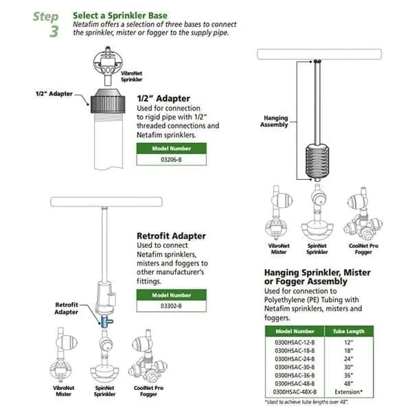 Netafim Dan to MicroNetafim Base Retrofit Adapter - Image 2