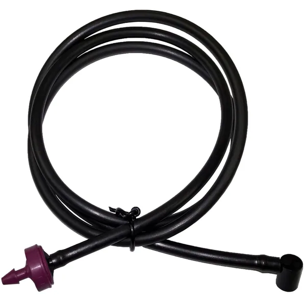 Netafim Dripper Assembly w/ Flex PE Tubing for 3.2gph Plum PC Spray Stake (01PSDS-PL1-B)