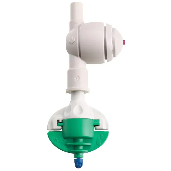 Netafim Green VibroNetafim Micro Sprinkler w/ LPD Anti Drain Valve 32psi - Image 2
