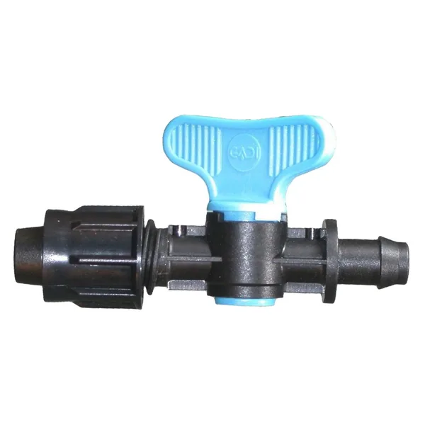 Netafim NET 5/8in 630 Series Space-It Start Connector w/ Valve 0.636in ID Thinwall x Valve x 400 Barb
