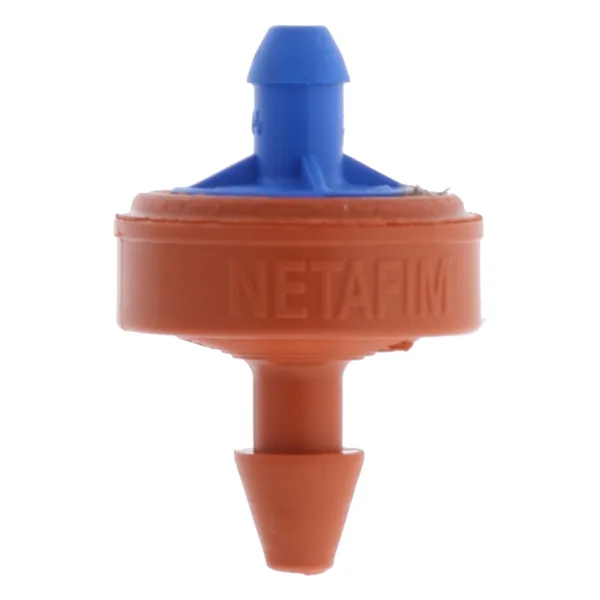 Netafim Woodpecker Pressure Compensating Junior Dripper w/ LCNL 10.6GPH Blue/Ora