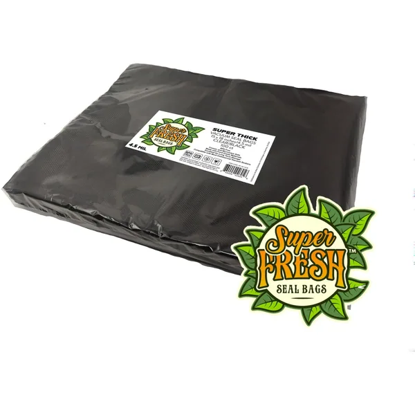 No Stress Distribution Super Fresh 100pk 15" x 18" 4.5mil Vacuum Seal Bags Clear/Black