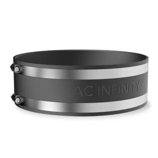 Noise Reduction Clamp, Duct Coupler 8" with Stainless Steel Clamps