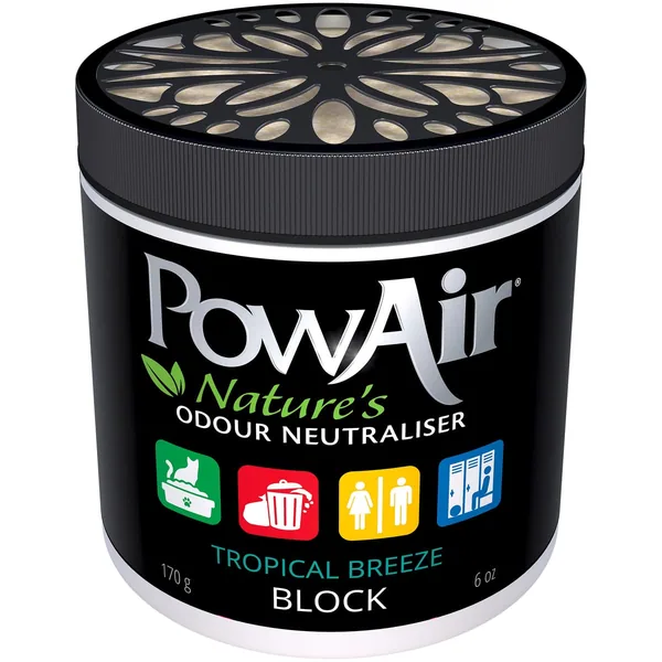 Odorchem Manufacturing PowAir Block Tropical Breeze 170g/6oz