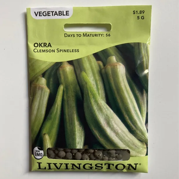 Okra, Clemson Spineless 1/2oz